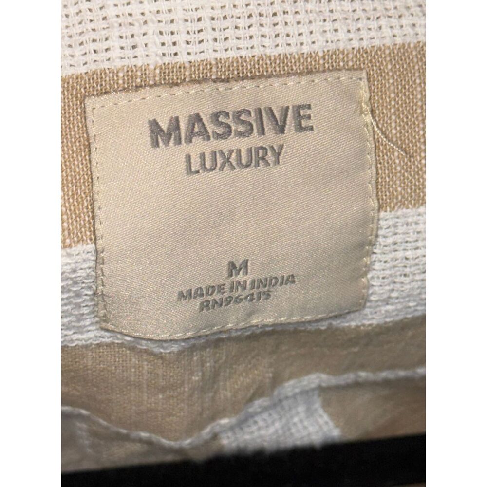 Massive Luxury Boxy Striped  Button-Up Shirt - Picture 3 of 6